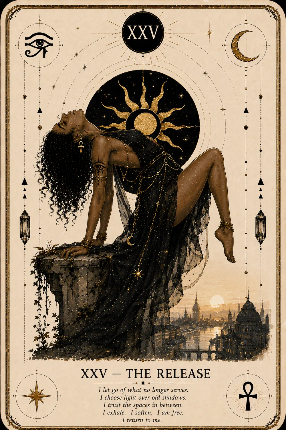 The Release — The Cat Priestess tarot card